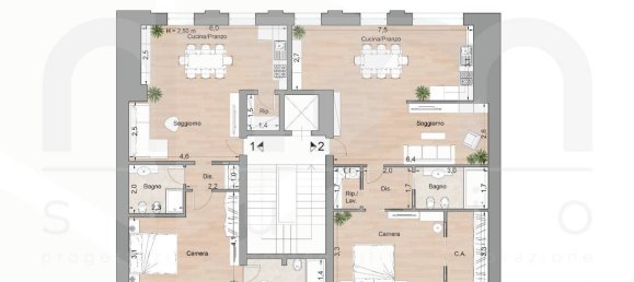 Офис с 4 комнатами в Пескара, Италия № 19235 7