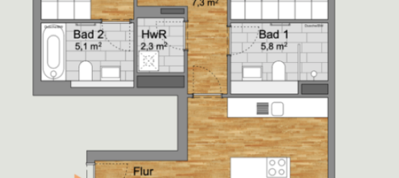 3 chambres Appartement à Mitte, Germany No. 293508 21