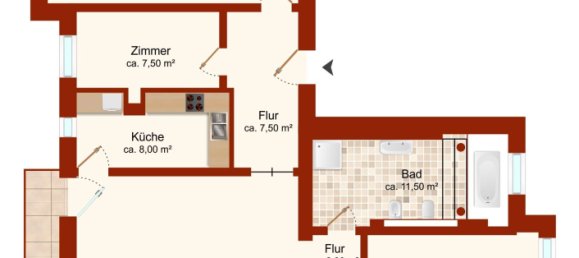 Apartamento de 3 habitaciónes en Mariendorf, Germany No. 334634 11