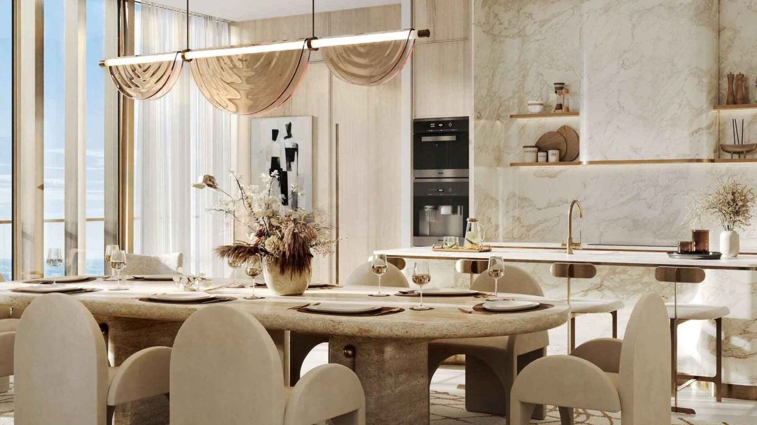 3 غرف نوم شقة في Address Grand Downtown, وسط مدينة دبي, UAE رقم 64644