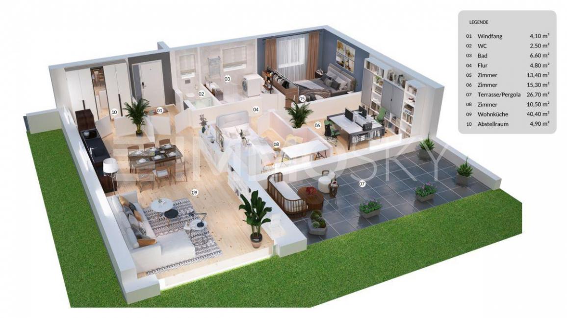 8-Zimmer Haus in Untersiebenbrunn, Austria, Nr. 86397