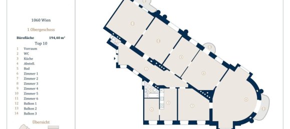 Büro in Mariahilf, Austria 194m², Nr. 235998 3