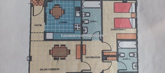 Apartamento de 3 dormitorios en Andalucía, Spain No. 145717 22