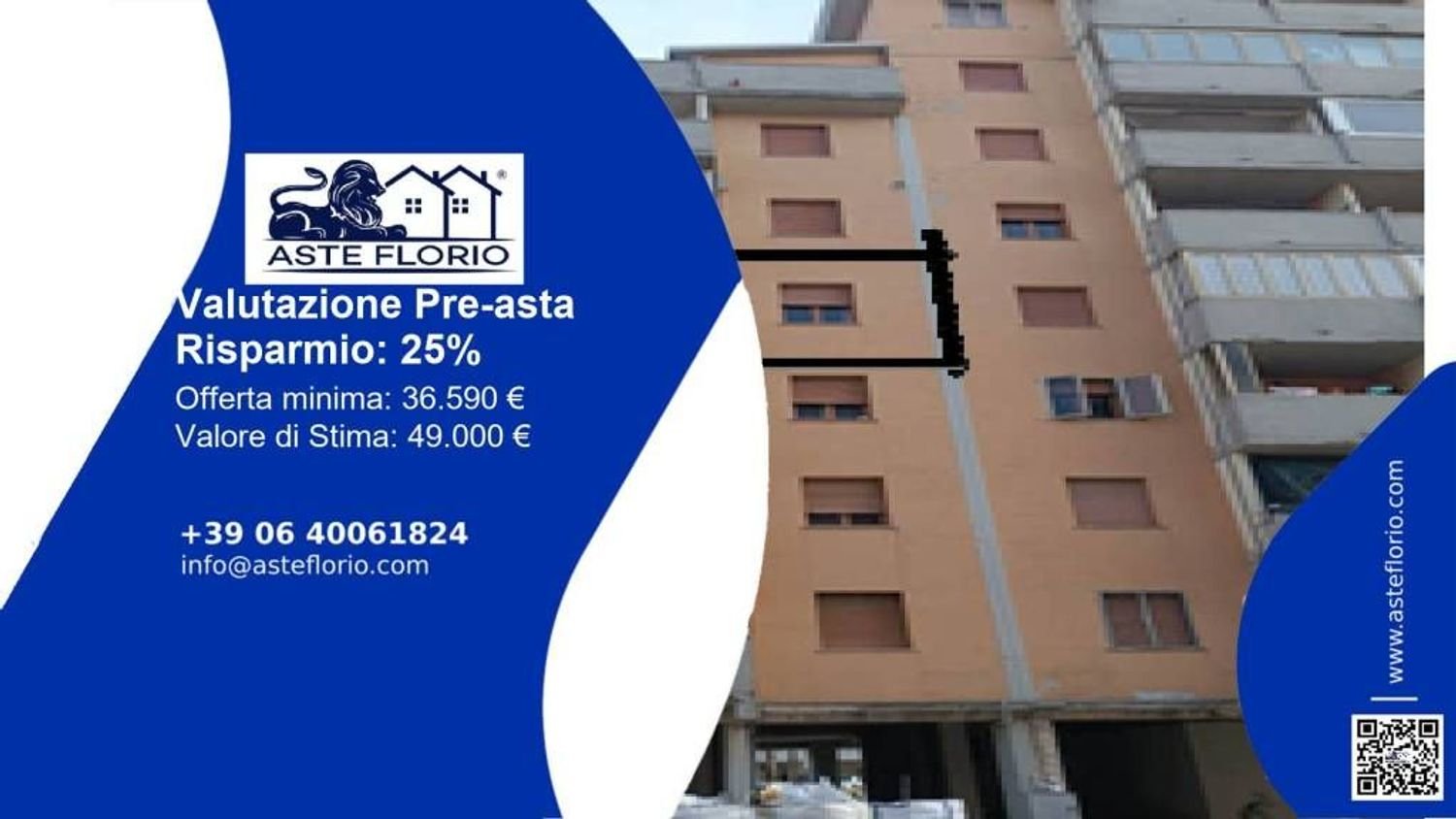 2 rooms Apartment in Fermo, Italy No. 257775