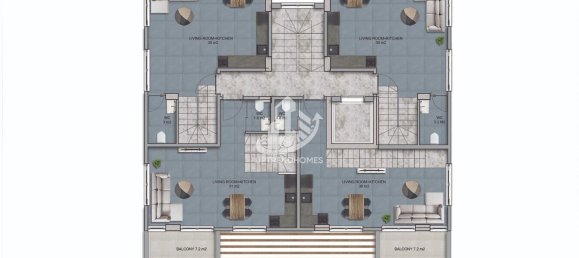 Apartment 1+1 in Alanya, Turkey No. 9158 25