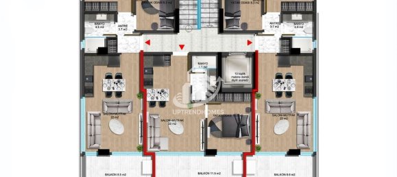 Apartment 1+1 in Alanya, Turkey No. 9158 24