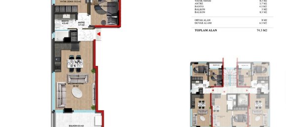 Apartment 1+1 in Alanya, Turkey No. 9158 27