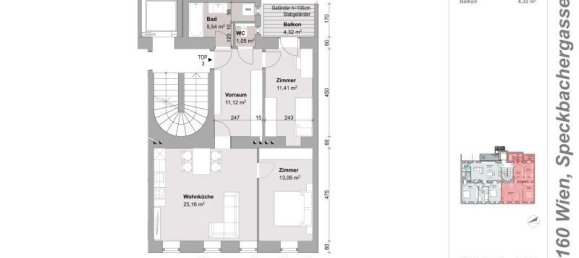3غرفة شقة في Ottakring, Austria رقم 149670 17
