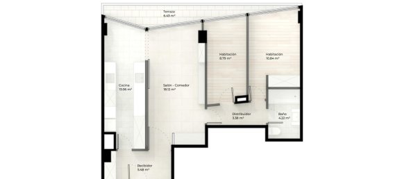 Apartamento de 2 dormitorios en Sant Martí, Spain No. 182314 26