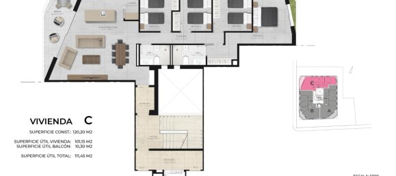 4 bedrooms Apartment in Aguilas, Spain No. 6799 10