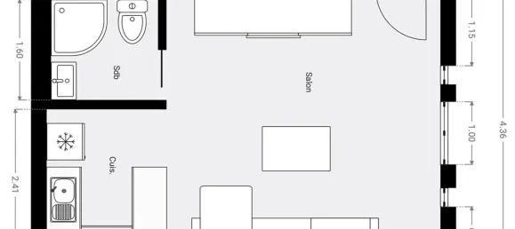 Studio in Paris, France, Nr. 172719 10