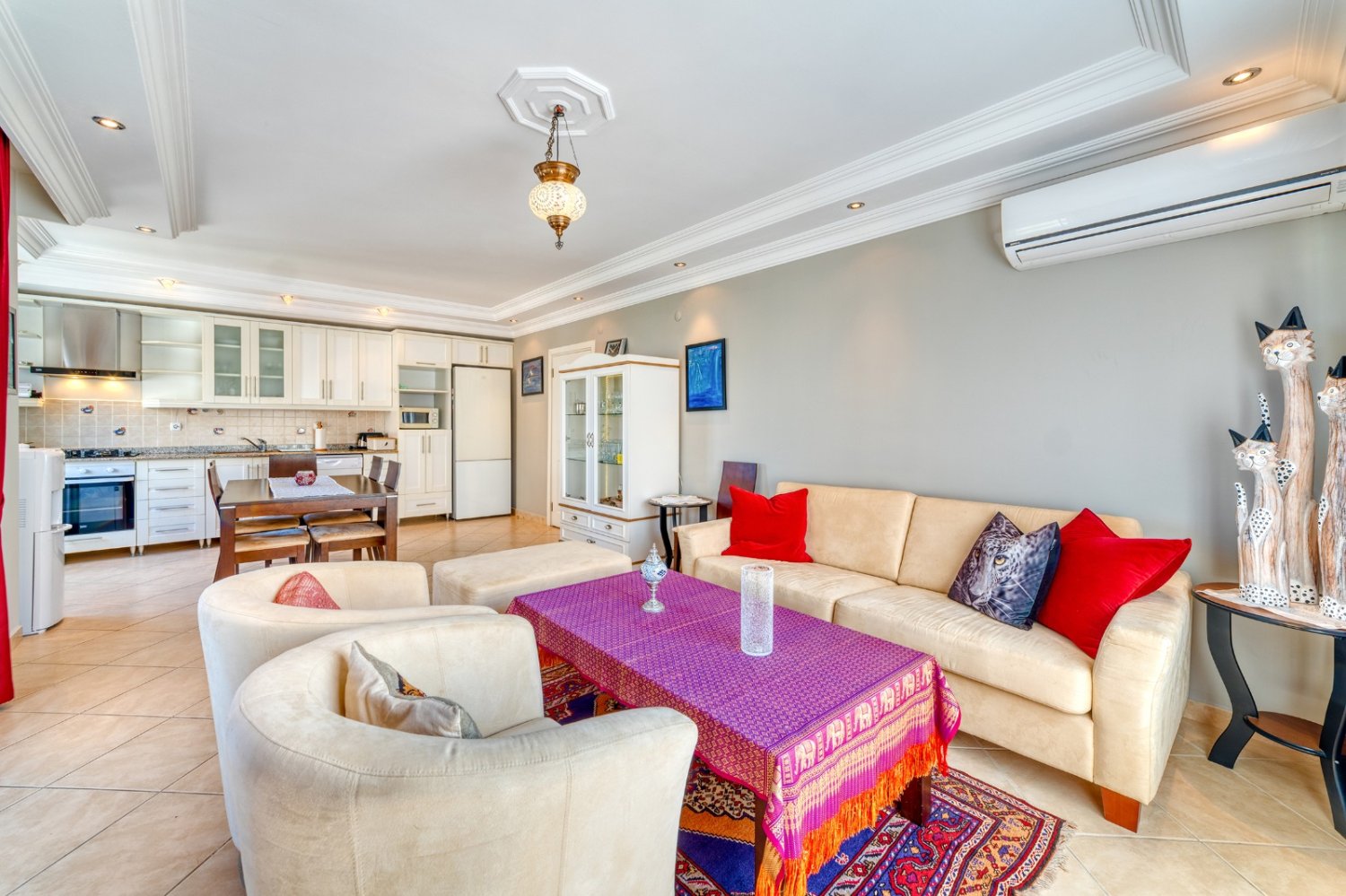 Apartamento de 3 divisões em Mahmutlar, Turkey N.º 17239