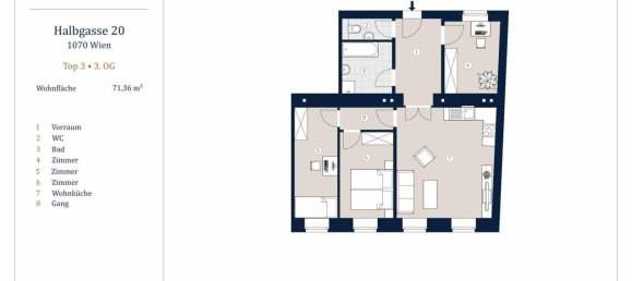 4-salle Appartement à Neubau, Austria No. 192441 6