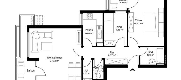 2 bedrooms Apartment in Salzburg, Austria No. 197879 2