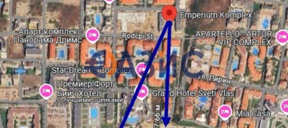 1 bedroom Apartment in Sveti Vlas, Bulgaria No. 674 8