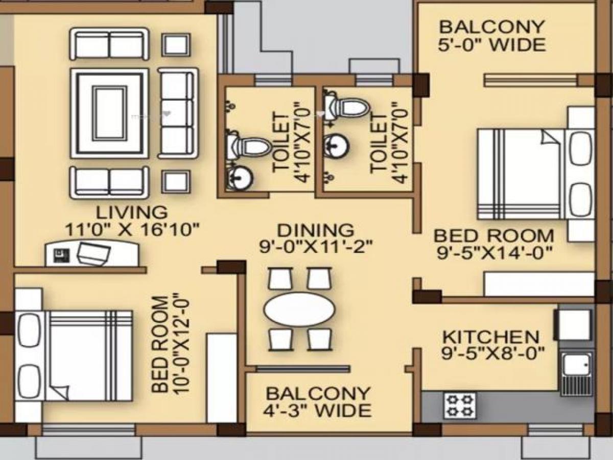Casa T2 em Bhubaneshwar, India N.º 67157