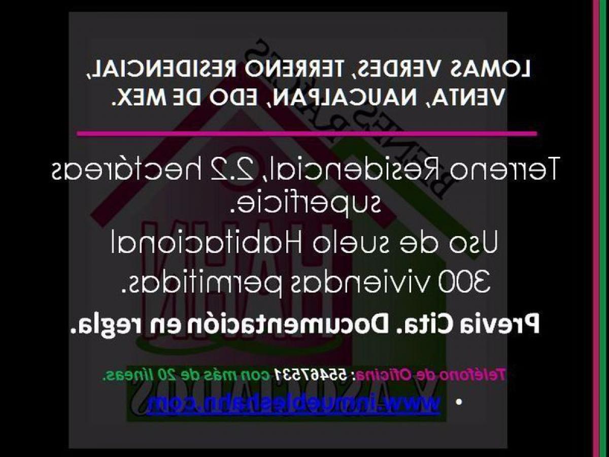 Grundstück in Naucalpan de Juarez, Mexico, Nr. 202792