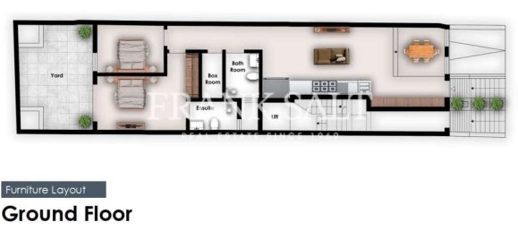 1 Schlafzimmer Maisonette-Wohnung in Qormi, Malta, Nr. 474 5