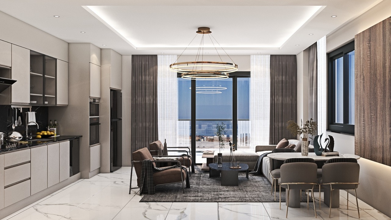 Apartamento 2+1 em Mia Casa Lounge, Demirtas, Turkey N.º 38308