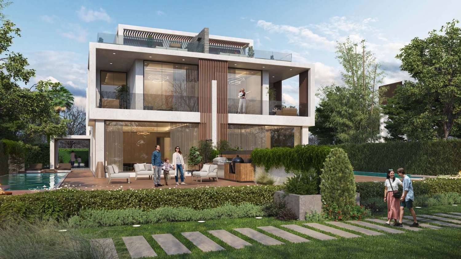 Villa T5 em Park Greens, DAMAC Hills (Akoya by DAMAC), UAE N.º 61330