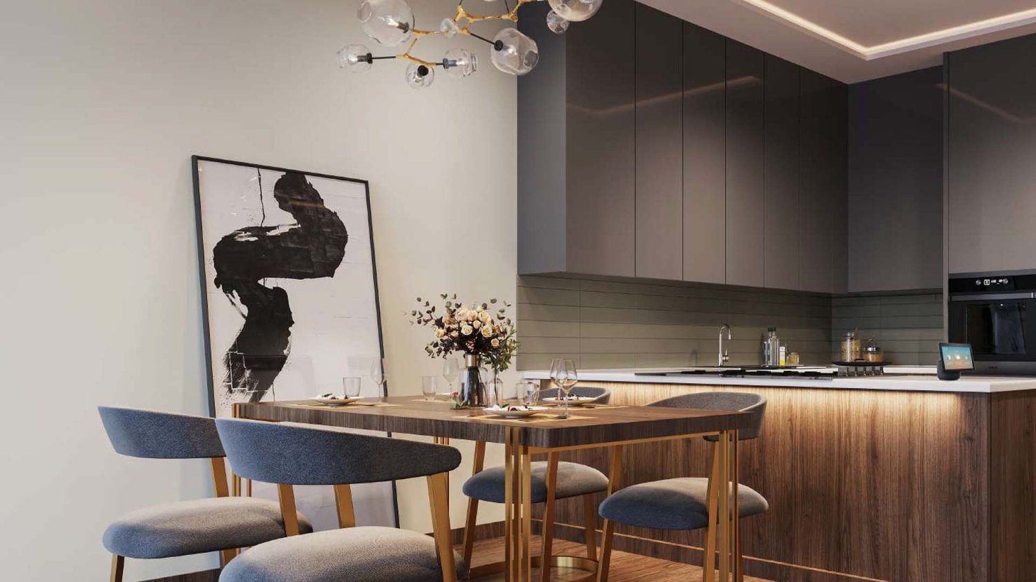 Квартира с 1 спальней в Gateway by Premier Choice, Джумейра Вилладж Серкл, ОАЭ № 61559