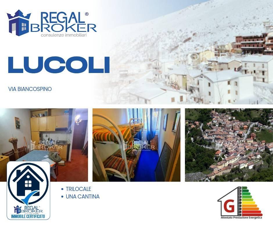 Apartamento de 3 habitaciónes en Lucoli, Italy No. 154207