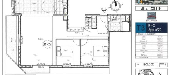 Apartamento de 2 dormitorios en Merlimont, France No. 90060 2