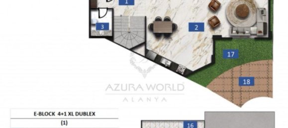 Apartamento de 4+1 en Turkler, Turkey No. 22870 24