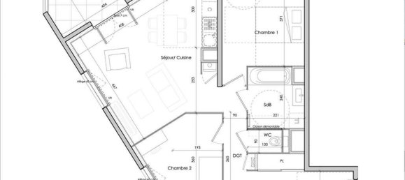 2 غرف نوم شقة في Rillieux-la-Pape, France رقم 333227 11