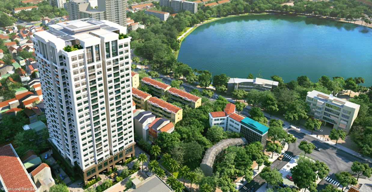 Квартира с 2 спальнями в Бадинь, Вьетнам № 4832