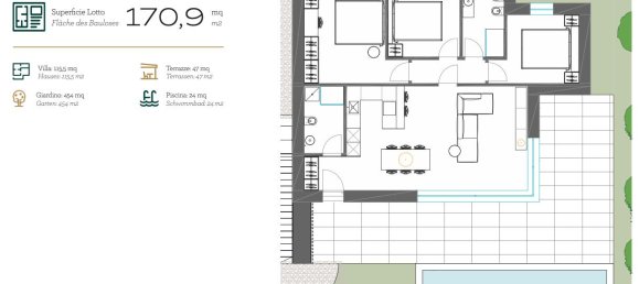 4 rooms Villa in Verona, Italy No. 231756 10