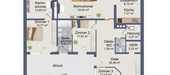 4 rooms Bungalow in Altona, Germany No. 283042 14