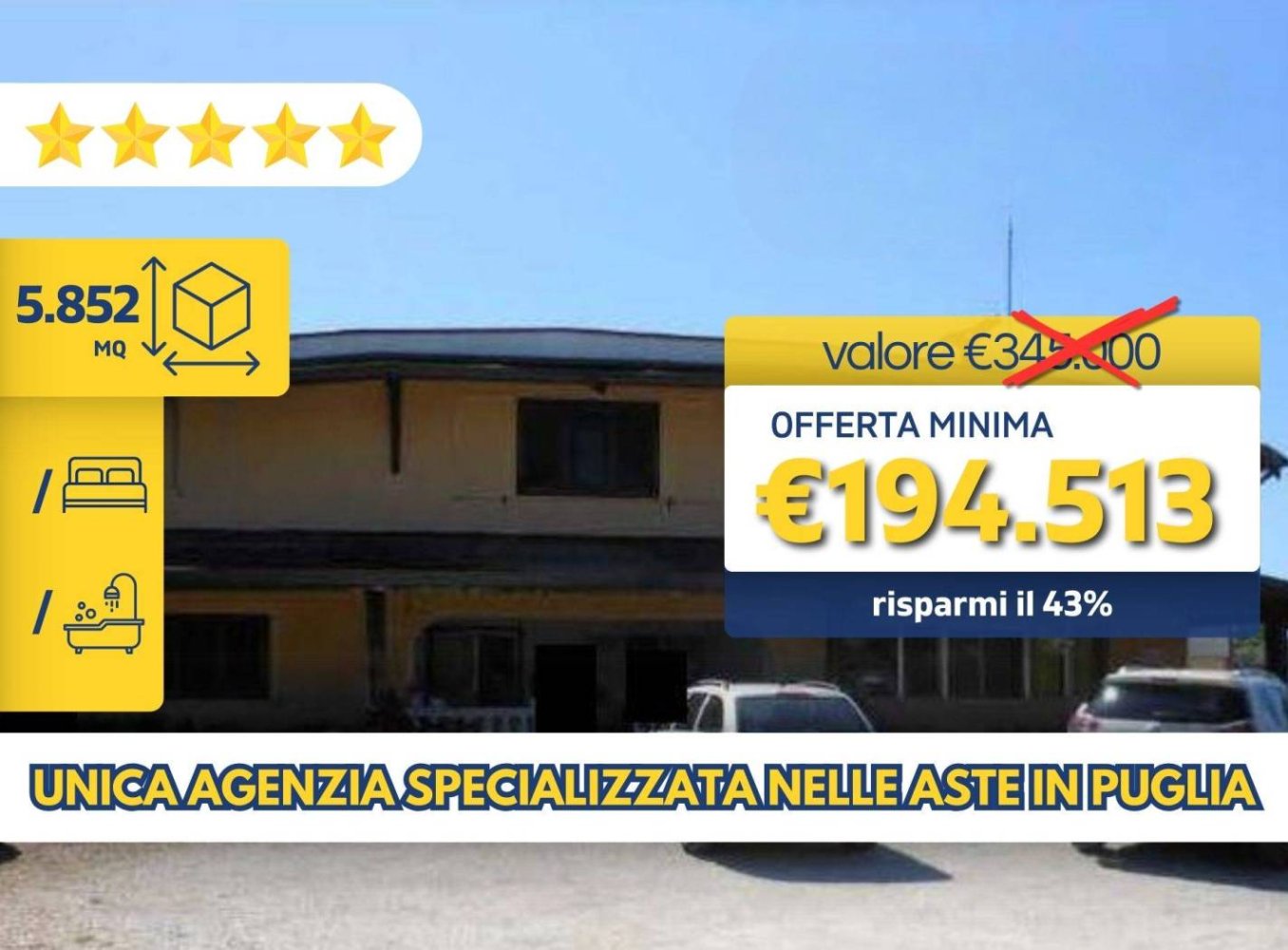 5 rooms Warehouse in Ginosa, Italy No. 218453