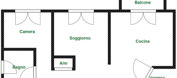 Apartamento de 2 divisões em Rome, Italy N.º 24541 34