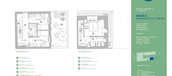 4 rooms Duplex in Hietzing, Austria No. 221920 14