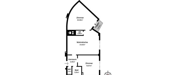 3 rooms Apartment in Vienna, Austria No. 207517 35