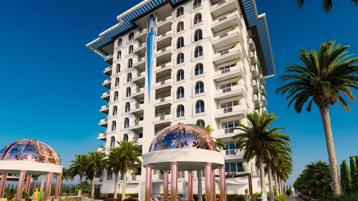 Apartment 1+1 in Diamond Premium, Payallar, Turkey No. 38822