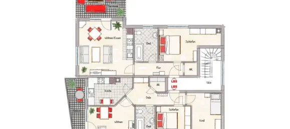 Здание с 15 комнатами в Меркиш, Германия № 298528 3