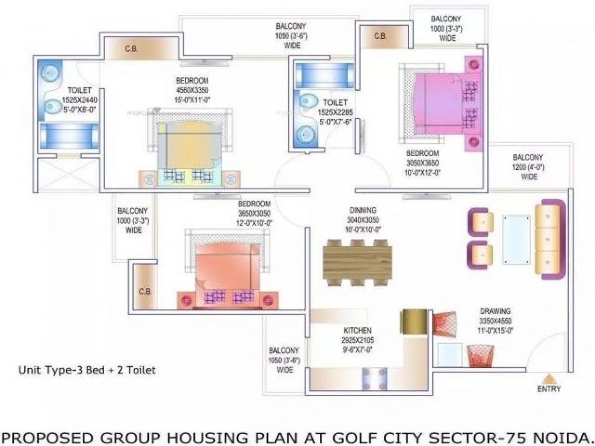 3 chambres Maison à Noida, India No. 48803