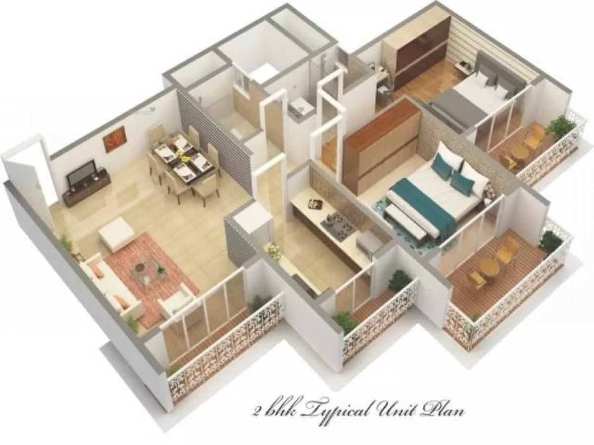 2 bedrooms House in Mumbai, India No. 64125