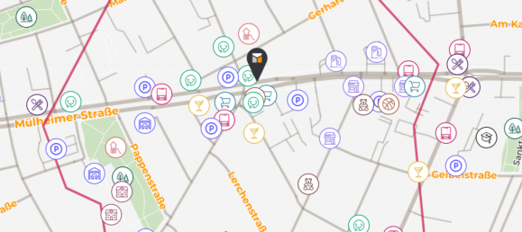 Apartamento de 1 dormitorio en Duisburg, Germany No. 10694 11