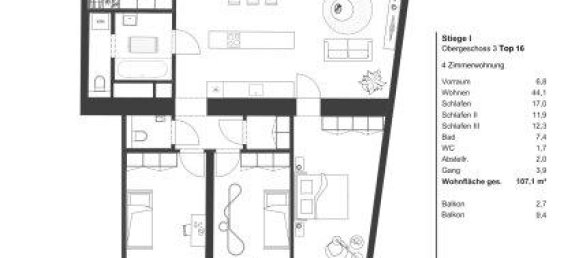 4-salle Appartement à Vienna, Austria No. 175212 17