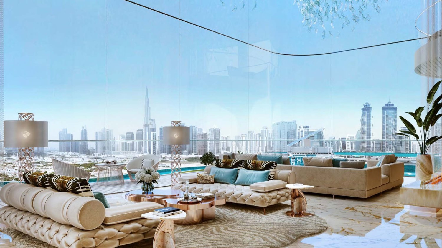 Apartamento de 4 dormitorios en CAVALLI COUTURE, Dubai, UAE No. 59627