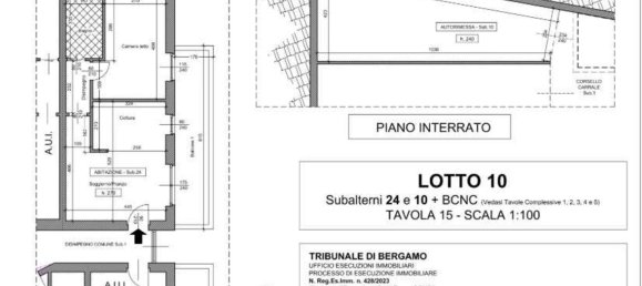 Apartamento de 2 habitaciónes en Ponte San Pietro, Italy No. 6746 6