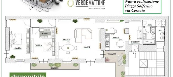 1 chambre Appartement à Turin, Italy No. 125330 42