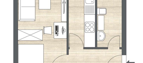 1 غرف نوم شقة في Hamburg-Nord, Germany رقم 358930 16