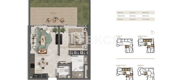 1 bedroom Apartment for sale in Al Marjan Island, Ras Al Khaimah, UAE № 124521 28
