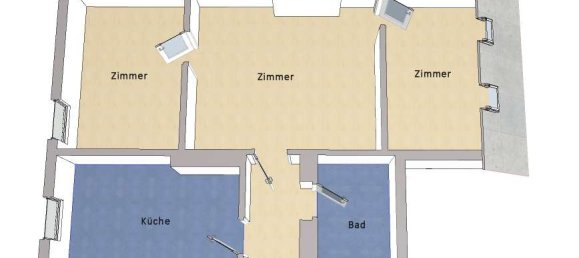 3 rooms Apartment in Niederschonhausen, Germany No. 367226 9