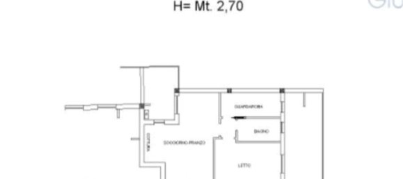 Квартира с 2 комнатами в Монтесильвано, Италия № 186544 8