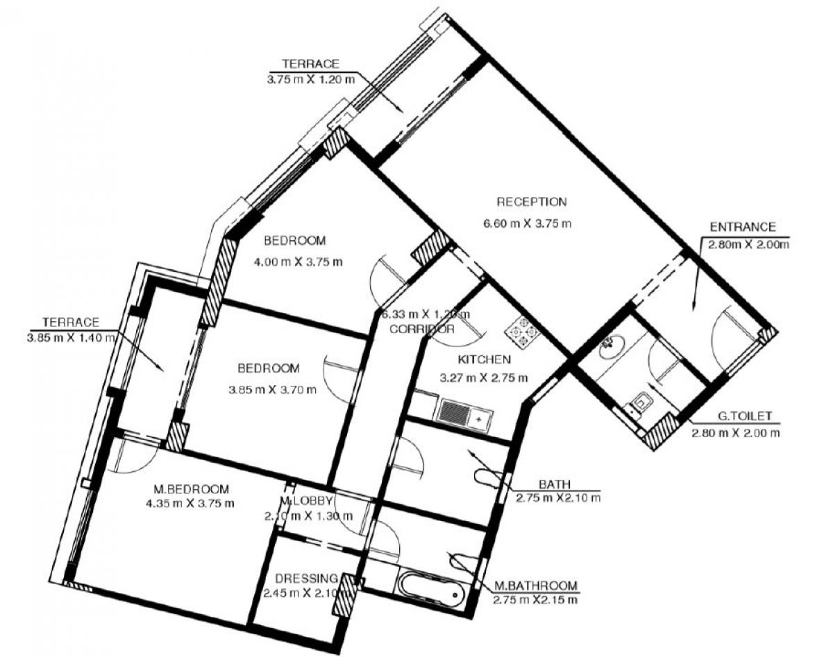 3 bedrooms Condo in New Capital City, Egypt No. 1543